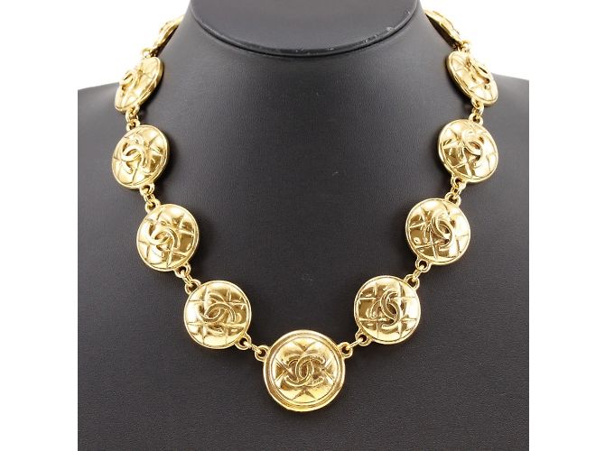 Timeless Collana placcata in oro Chanel Coco Mark per donne - vista 2