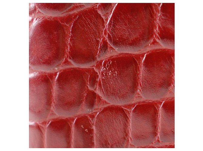 Borsa a Spalla Gancini Salvatore Ferragamo - Pelle Rossa Rosso - vista 13