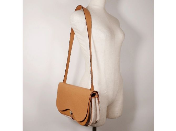 Hermès Borsa a spalla Hermes Sac Colorado MM in Toile H Marrone - vista 17