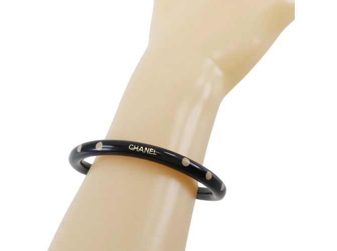 Timeless Bracciale in plastica nera Chanel per donne Nero - vista 2