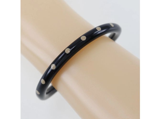 Timeless Bracciale in plastica nera Chanel per donne Nero - vista 3