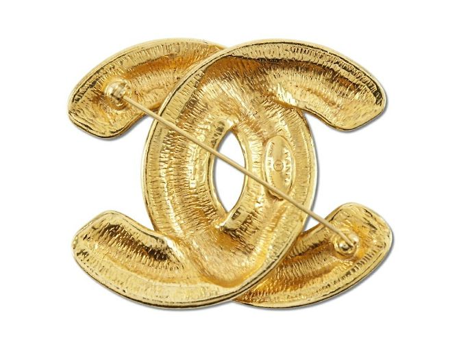 Timeless Spilla placcata in oro Chanel Coco Mark - vista 2