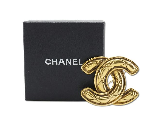 Timeless Spilla placcata in oro Chanel Coco Mark - vista 4