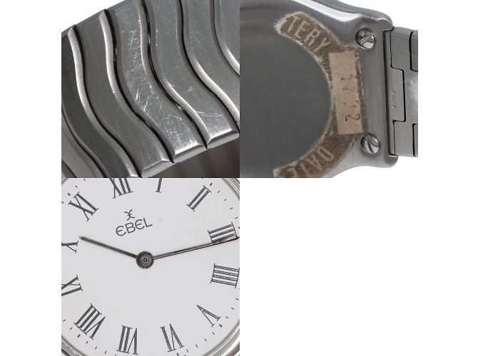 Damenarmbanduhr aus Edelstahl EBEL Classic Wave - Ansicht 10