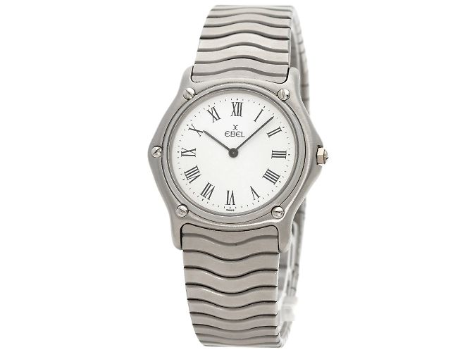 Damenarmbanduhr aus Edelstahl EBEL Classic Wave - Ansicht 11