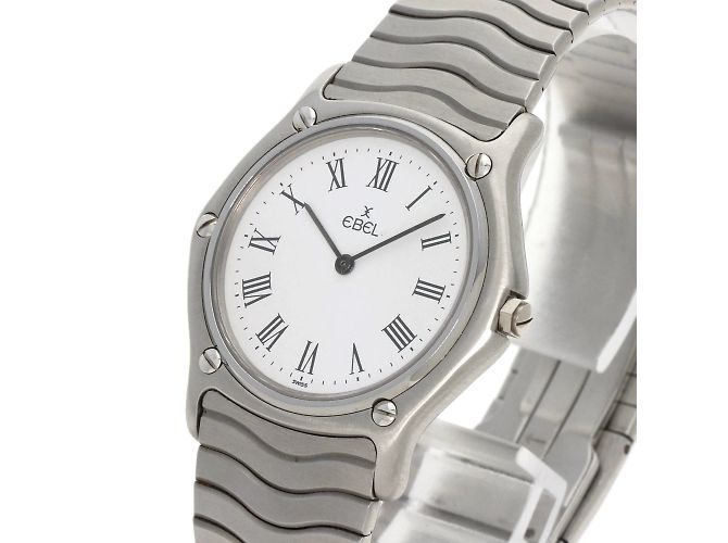 Damenarmbanduhr aus Edelstahl EBEL Classic Wave - Ansicht 3