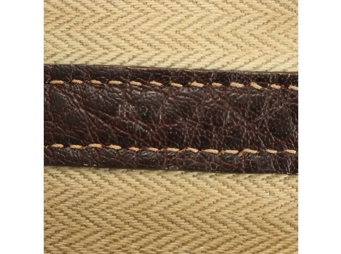 Hermès Borsa a spalla in pelle Hermes Garden PM Marrone - vista 14