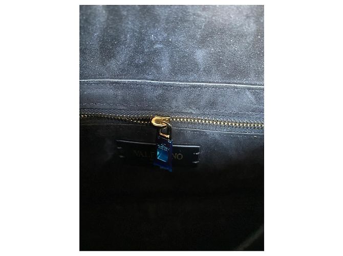 Borsa Valentino Vlogo in pelle nera Nero - vista 12
