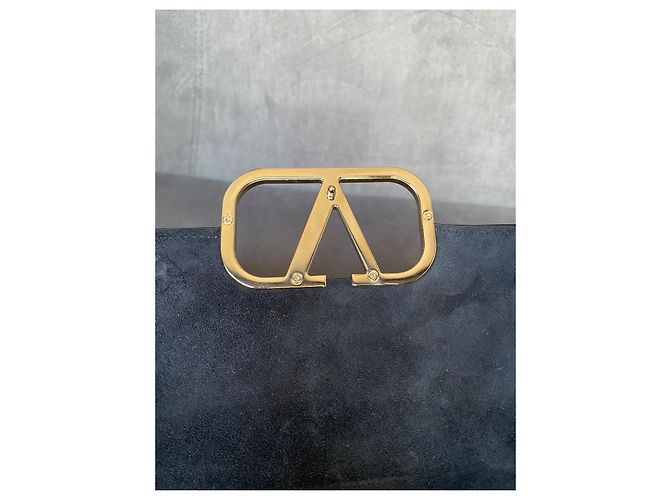 Borsa Valentino Vlogo in pelle nera Nero - vista 13