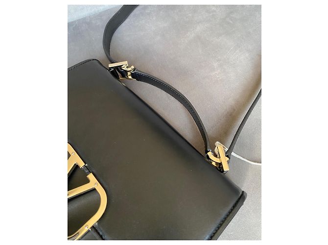 Borsa Valentino Vlogo in pelle nera Nero - vista 14