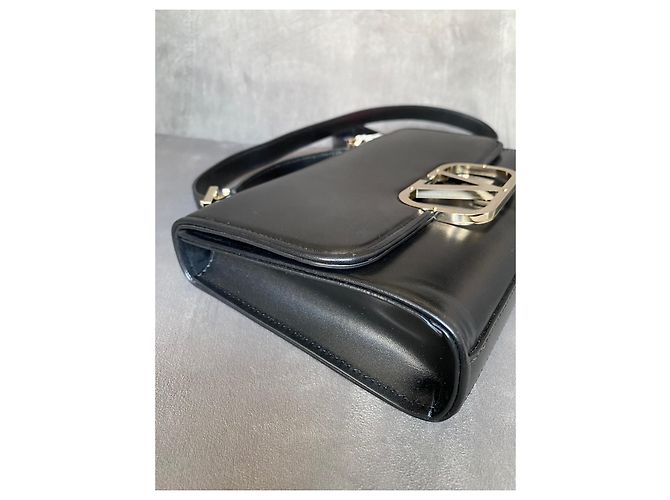 Borsa Valentino Vlogo in pelle nera Nero - vista 8