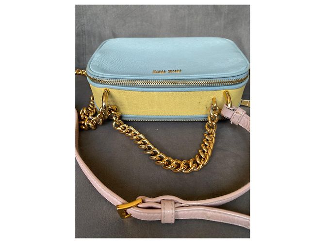 Borsa a spalla Miu Miu Camera azzurro pelle Blu chiaro - vista 6