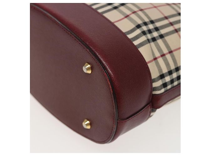 BURBERRY Nova Check Tote Bag aus Canvas Beige Auth mr278 - Ansicht 15