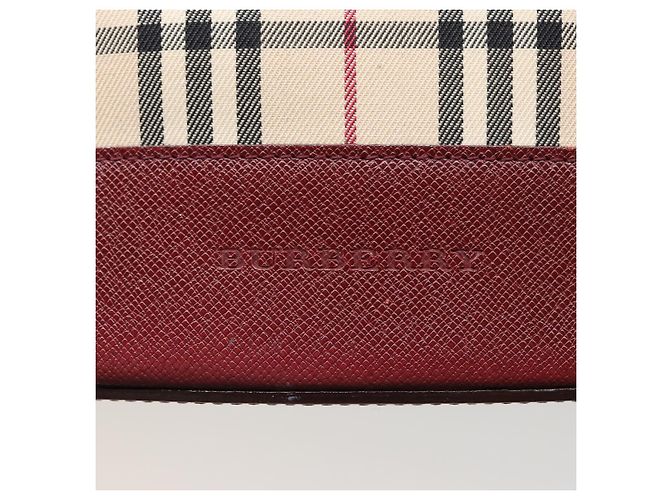 BURBERRY Nova Check Tote Bag aus Canvas Beige Auth mr278 - Ansicht 17