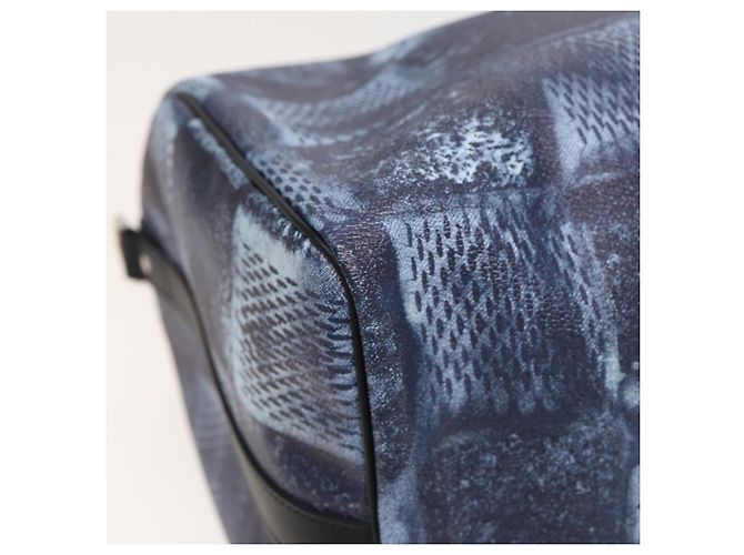LOUIS VUITTON Borsa Keepall Bandoulière 50 Damier Salt Blu N50059 LV Auth 78375S - vista 14