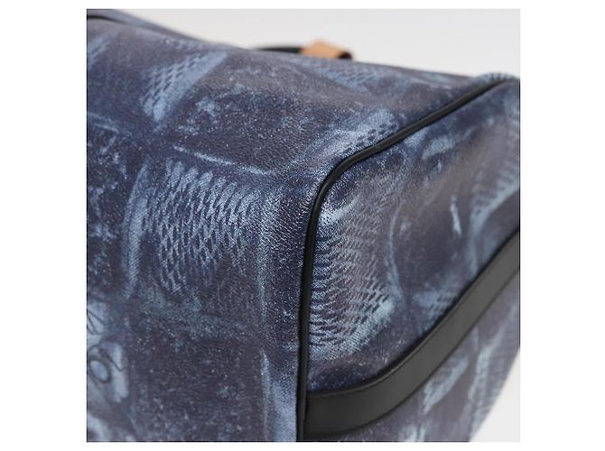 LOUIS VUITTON Borsa Keepall Bandoulière 50 Damier Salt Blu N50059 LV Auth 78375S - vista 15