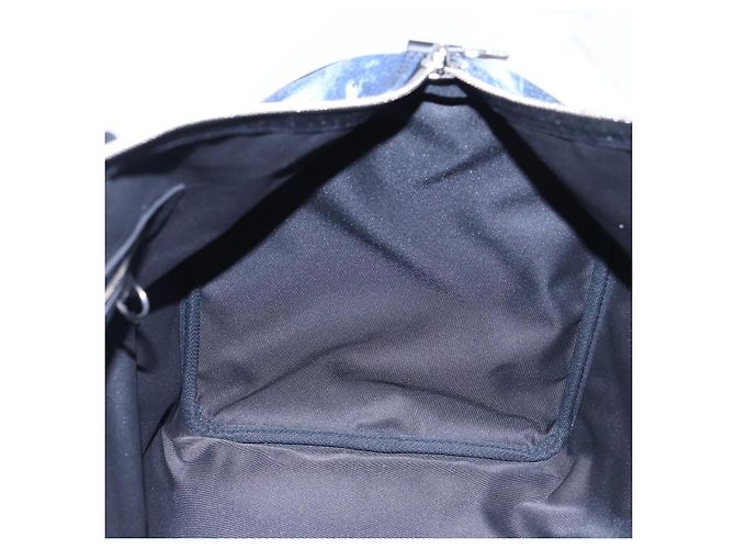 LOUIS VUITTON Borsa Keepall Bandoulière 50 Damier Salt Blu N50059 LV Auth 78375S - vista 21