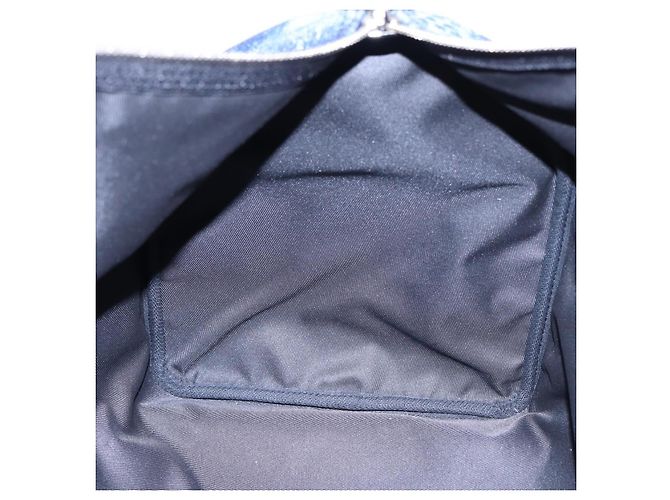 LOUIS VUITTON Borsa Keepall Bandoulière 50 Damier Salt Blu N50059 LV Auth 78375S - vista 22