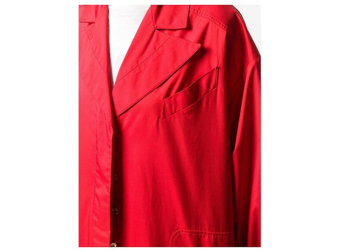 Giacca in nylon rossa Chanel Rosso - vista 5