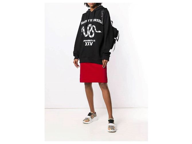 Falda recta roja Moschino - vista 2