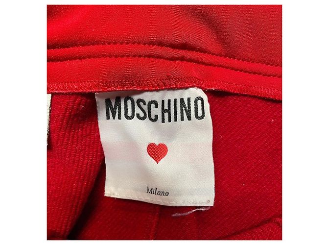 Falda recta roja Moschino - vista 6