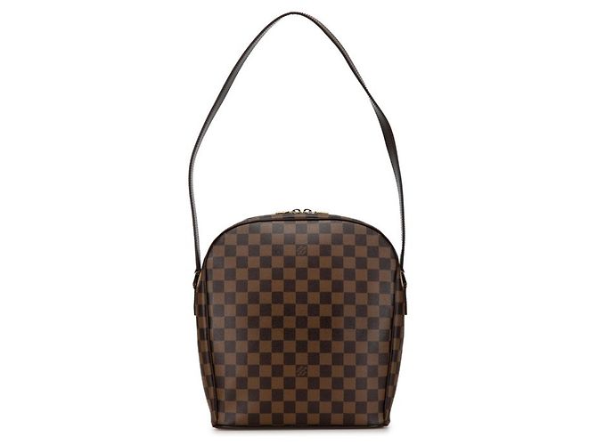 Borsa a Spalla Louis Vuitton Damier Ipanema GM Marrone - vista 3