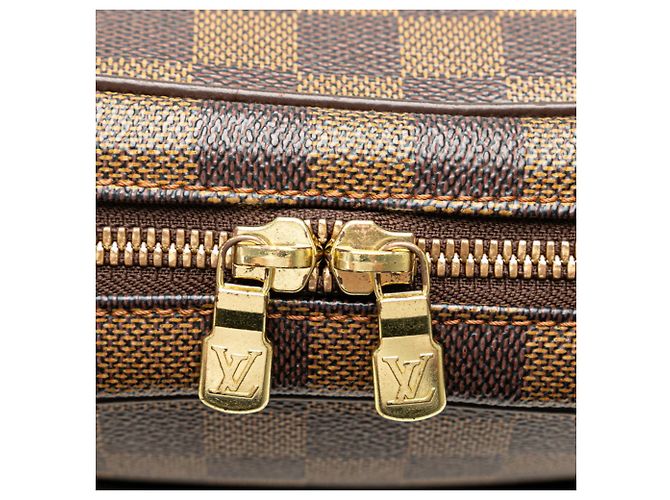 Borsa a Spalla Louis Vuitton Damier Ipanema GM Marrone - vista 5