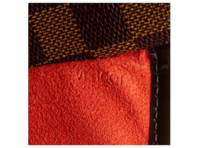 Borsa a Spalla Louis Vuitton Damier Ipanema GM Marrone - vista 7