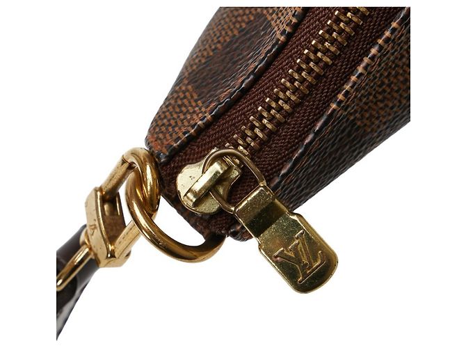 Pochette Accessorio Damier Louis Vuitton Marrone - vista 6