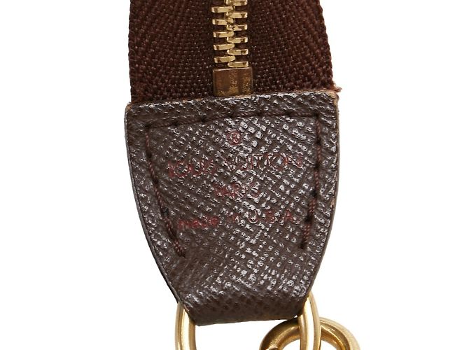 Pochette Accessorio Damier Louis Vuitton Marrone - vista 8