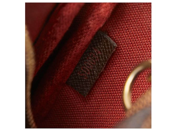Pochette Accessorio Damier Louis Vuitton Marrone - vista 9