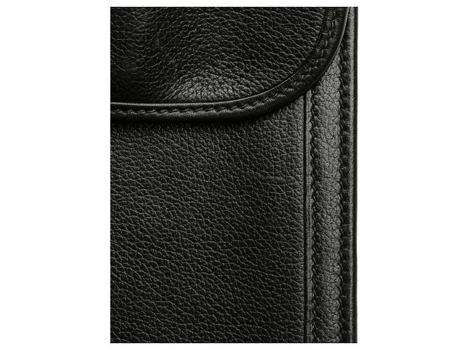 Borsa Clutch Jige PM di Hermès in pelle di vitello nera Nero - vista 6