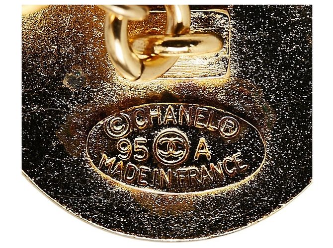 Timeless Gemelli placcati in oro Chanel Coco Mark per donne D'oro - vista 3