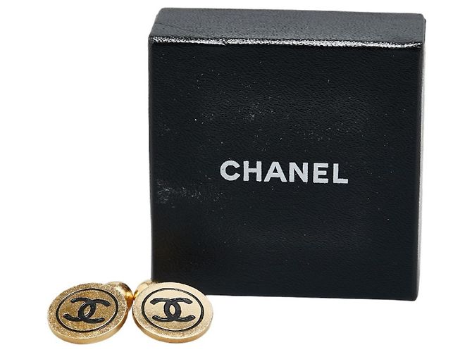 Timeless Gemelli placcati in oro Chanel Coco Mark per donne D'oro - vista 4