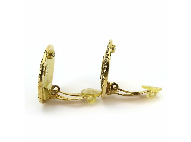 Timeless Orecchini a clip placcati in oro Chanel per donne D'oro - vista 3