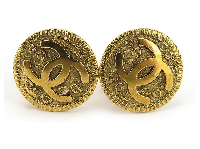 Timeless Orecchini a clip placcati in oro Chanel per donne D'oro - vista 9