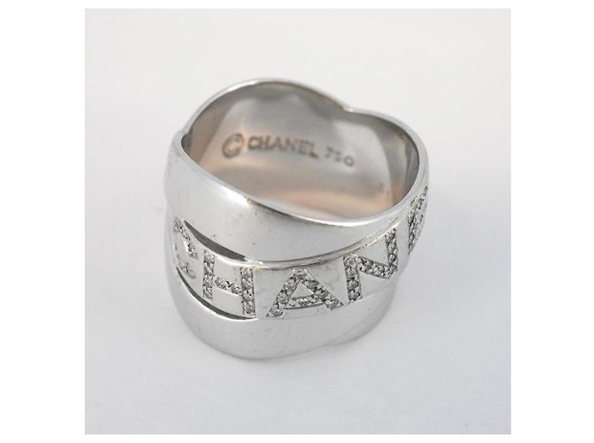 Timeless Anello in oro bianco K18WG con diamante Chanel Bordic per donne - vista 2