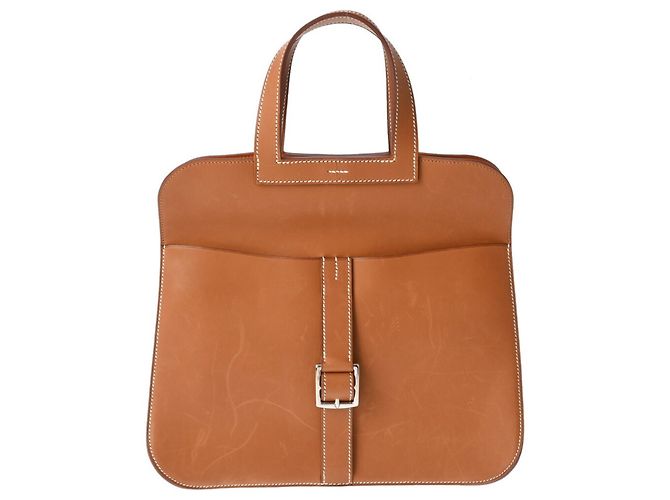 Hermès Borsa a Spalla Fauve Hermes Arzan 31 Rosso - vista 3