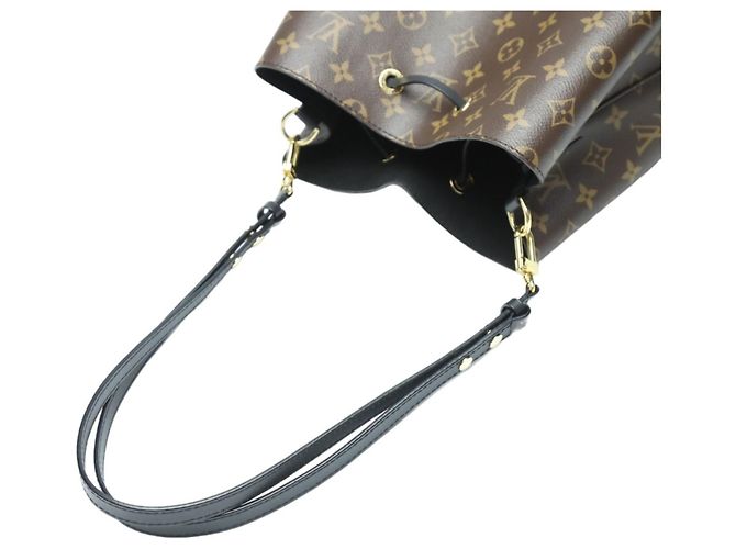 Néonoé Borsa a Spalla Monogram NeoNoe Louis Vuitton in Noir Marrone Nero - vista 13