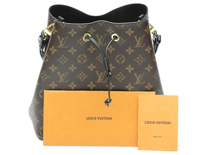 Néonoé Borsa a Spalla Monogram NeoNoe Louis Vuitton in Noir Marrone Nero - vista 2