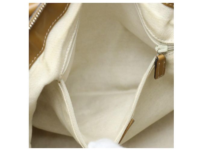 Bolsa tote em canvas Diamante bege e marrom Gucci - vista 16
