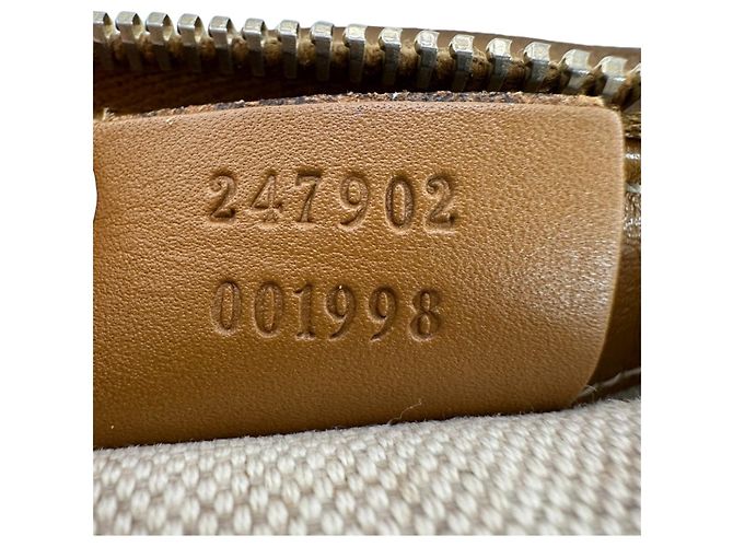Bolsa tote em canvas Diamante bege e marrom Gucci - vista 20