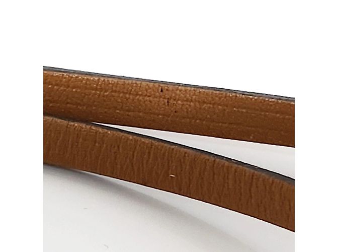 Hermès Portachiavi Nano Charm Hermes Oran in Sable Naturale e Nero - vista 7