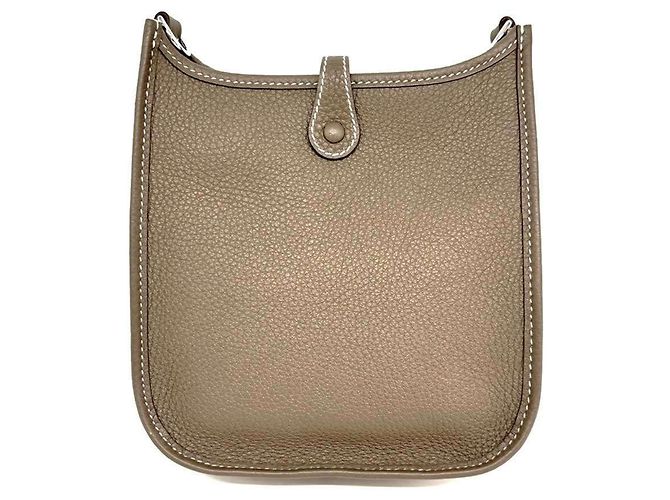 Hermès Hermes Evelyne TPM Amazon Shoulder Bag in Etoupe Gray Brown Taupe - view 2