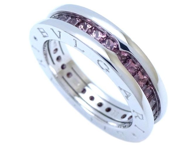 Bulgari Bvlgari B.zero1 Ring aus 18K Weißgold mit Rhodolithgranat - Ansicht 10