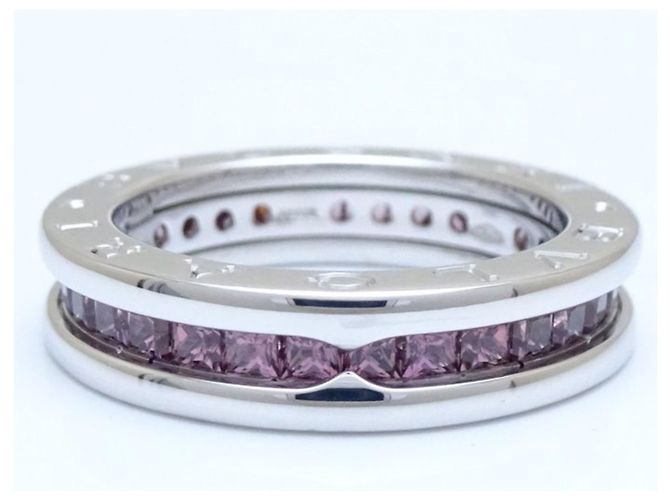 Bulgari Bvlgari B.zero1 Ring aus 18K Weißgold mit Rhodolithgranat - Ansicht 3