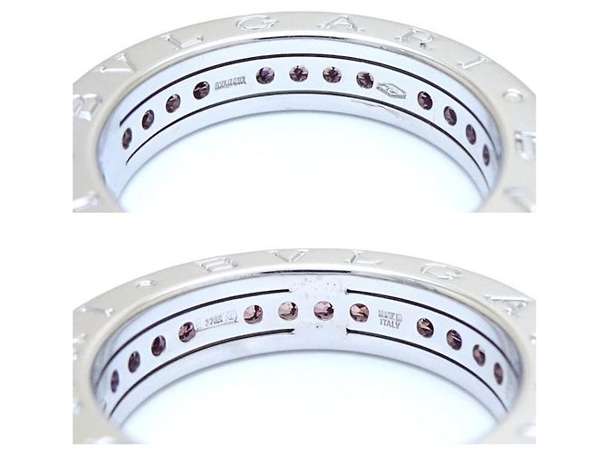 Bulgari Bvlgari B.zero1 Ring aus 18K Weißgold mit Rhodolithgranat - Ansicht 7