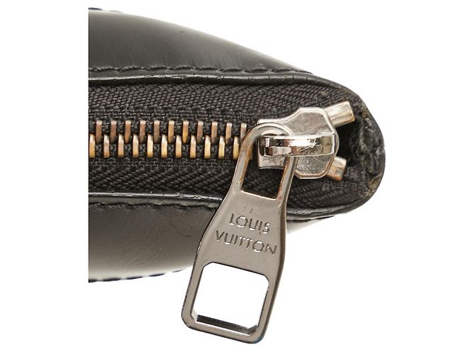 Borsa Clutch Louis Vuitton Monogram Eclipse Nero - vista 5