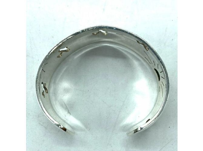 Hermès Pulsera de bangle de plata Hermes - vista 5