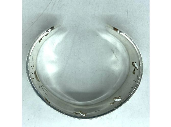 Hermès Pulsera de bangle de plata Hermes - vista 6